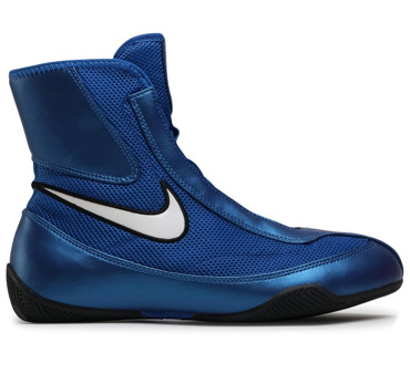 NIKE MACHOMAI oly mid BOXING SHOES - BLUE