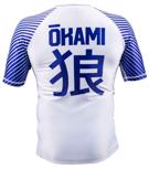 Okami  kanji rashguard - white