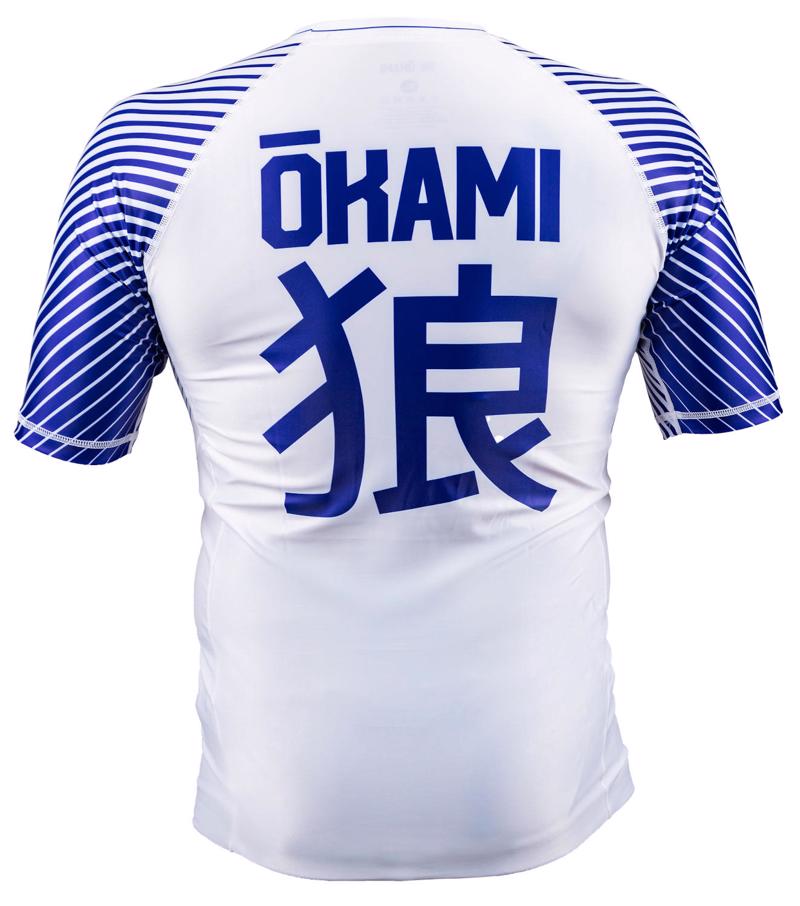 Okami  kanji rashguard - white