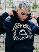 MANTO hoodie defend - navy