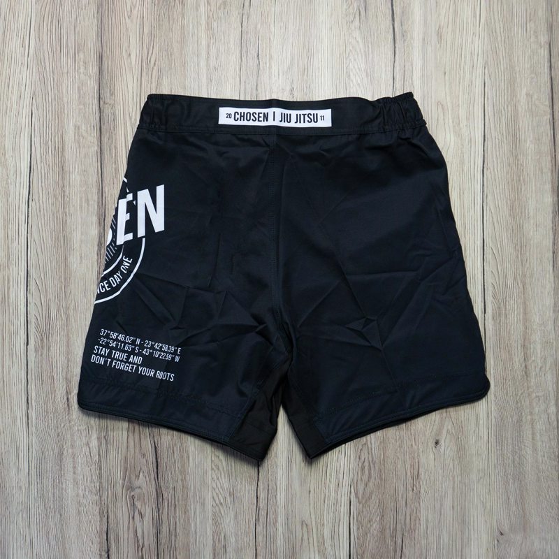 CHOSEN Coordinates Nogi Fight Shorts-Black