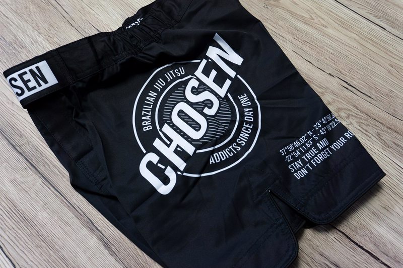 CHOSEN Coordinates Nogi Fight Shorts-Black