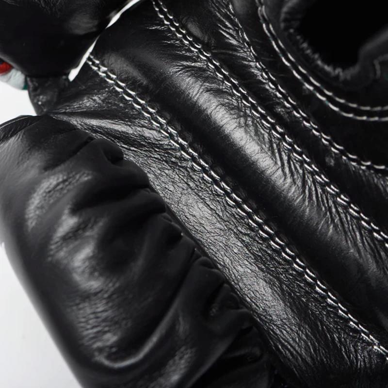 Leone Laces SHOCK PLUS BOXING GLOVES-Black
