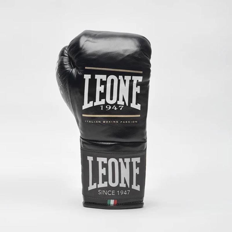 Leone Laces SHOCK PLUS BOXING GLOVES-Black