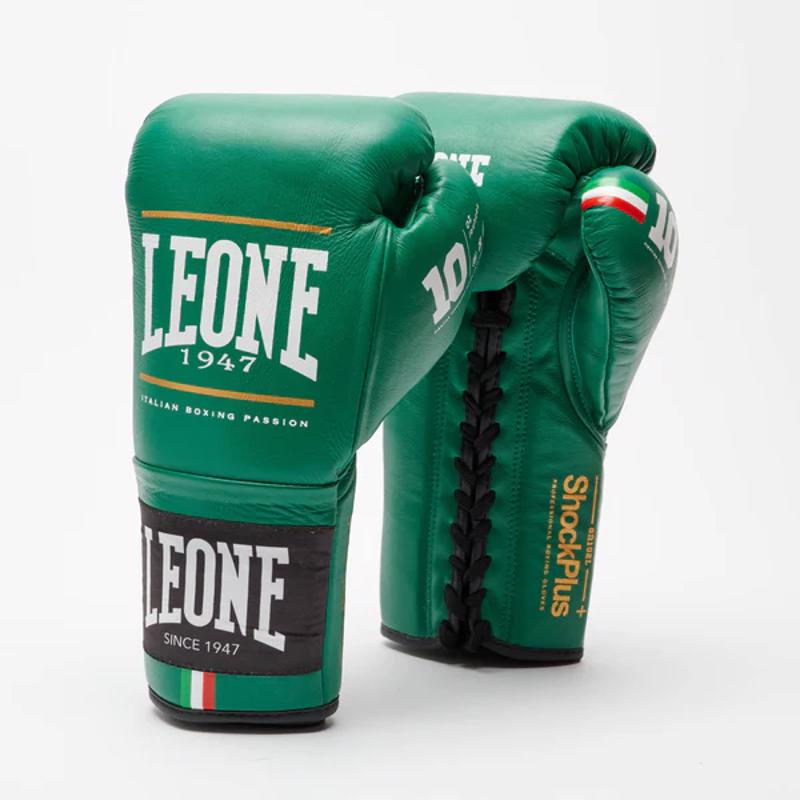 Leone Laces SHOCK PLUS BOXING GLOVES-green