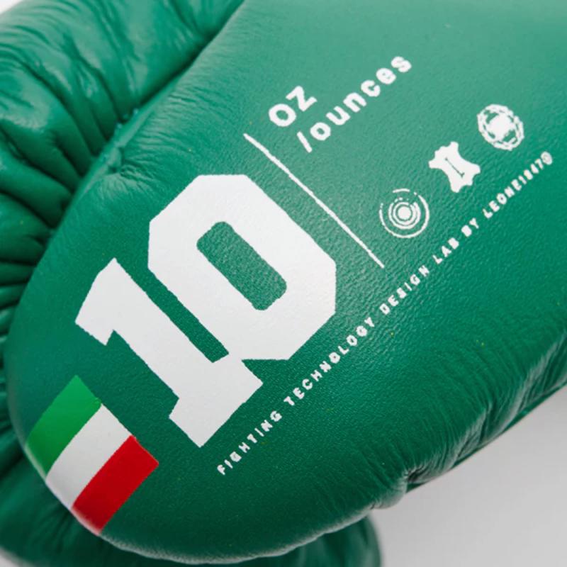 Leone Laces SHOCK PLUS BOXING GLOVES-green