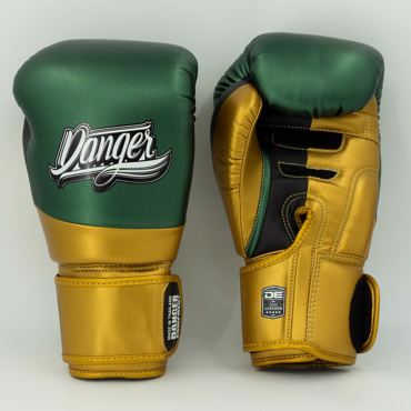 Danger evo Muay Thai Gloves-green/gold