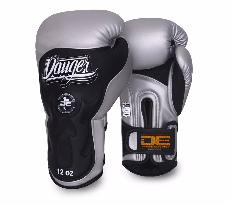Danger ultimate fighter Gloves-silver/black