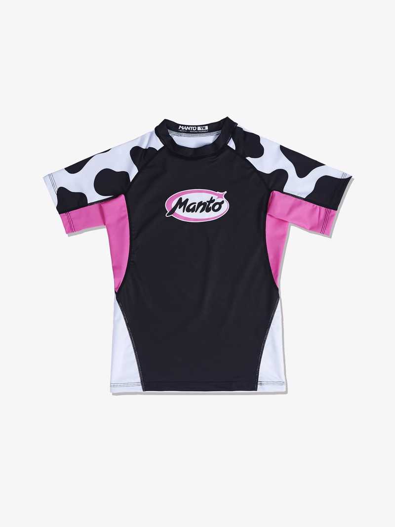 MANTO dogs PAIDIKO RASHGUARD - BLack