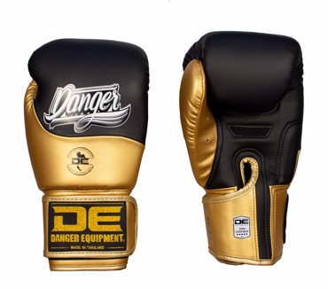 Danger EVOLUTION Muay Thai Gloves-BLACk Gold