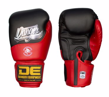 Danger EVOLUTION Muay Thai Gloves-BLACK RED