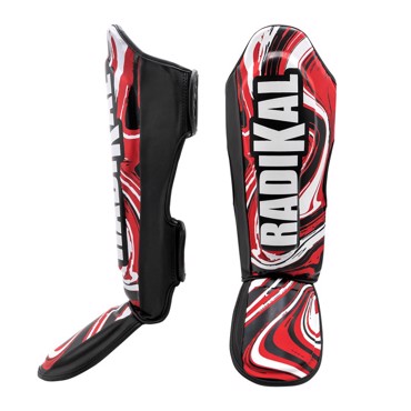 FUJIMAE RADICAL 3 SHINGUARDS - red