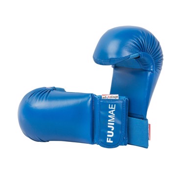 FUJIMAE Advantage Karate Mitts - BLUE