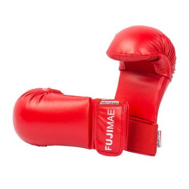 FUJIMAE Advantage Karate Mitts - RED