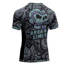 PRIDE OR DIE break the limit RASHGUARD - BLACk