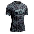 PRIDE OR DIE break the limit RASHGUARD - BLACk