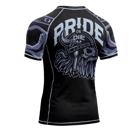 PRIDE OR DIE brotherhood v2 RASHGUARD - BLACk