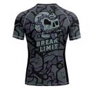 PRIDE OR DIE break the limit RASHGUARD - BLACk