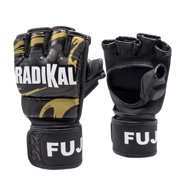 FUJIMAE Radikal 3.0 MMA Gloves - BLACK/GOLD