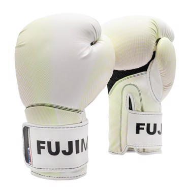 FUJIMAE Advantage 2 Primeskin Boxing Gloves- white/green