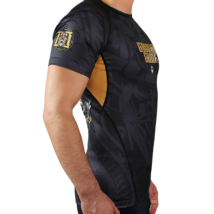 GroundGame ONI SAMURAI RASHGUARD-BLACK - MMATeam.gr