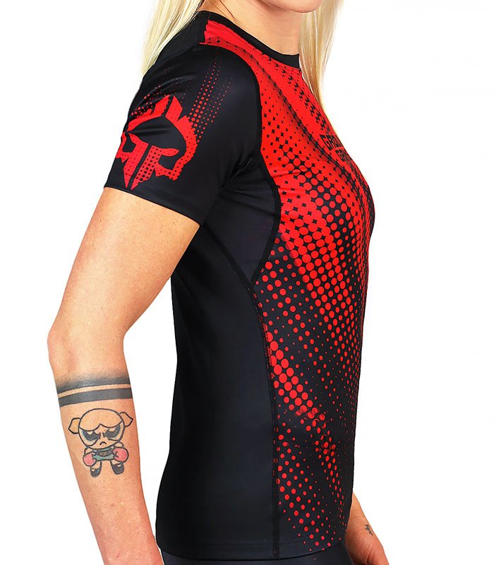 GroundGame dots RASHGUARD-Black - MMATeam.gr