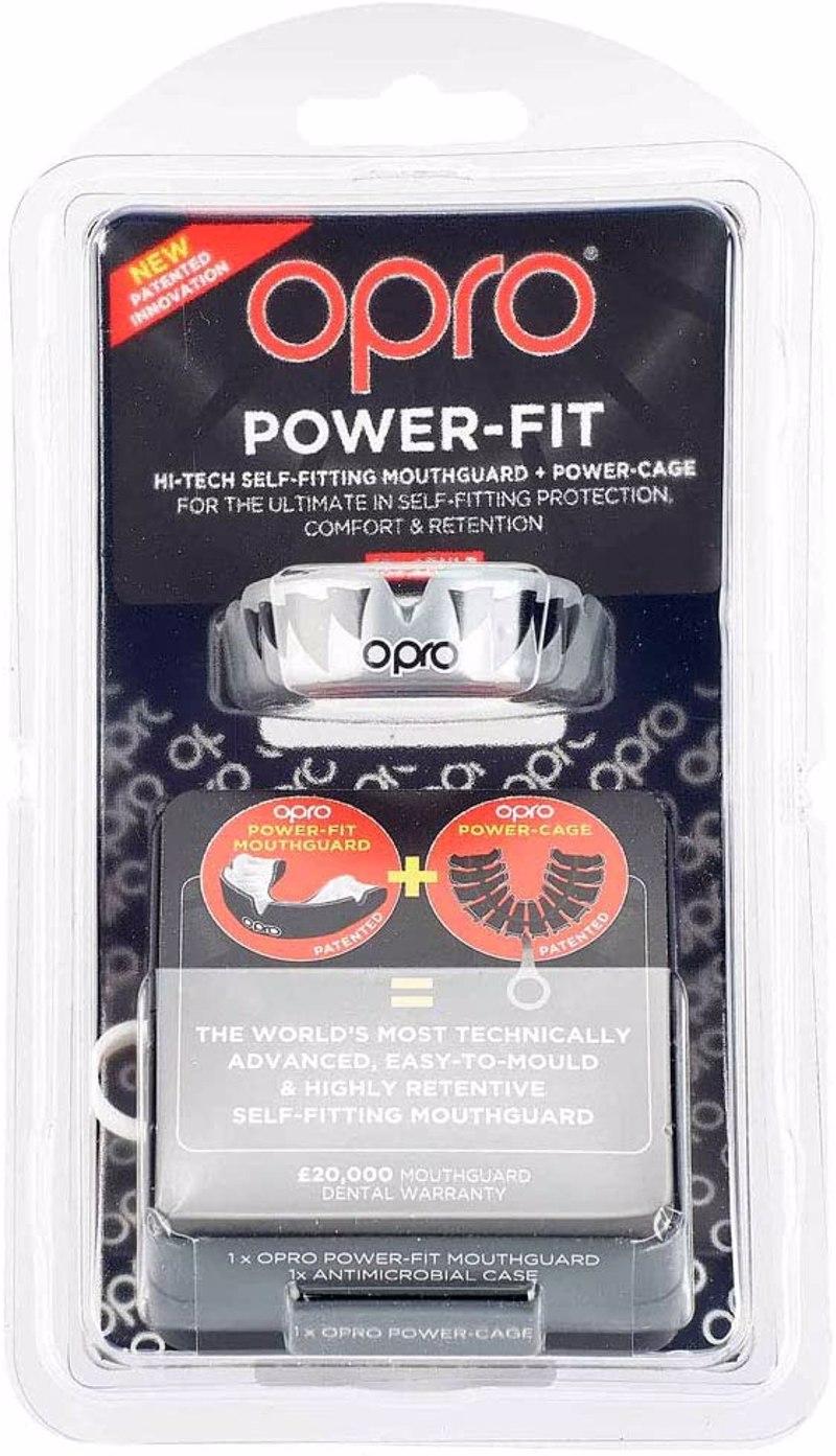 Opro POWER-FIT AGRESSION ENILIKON- SILVER