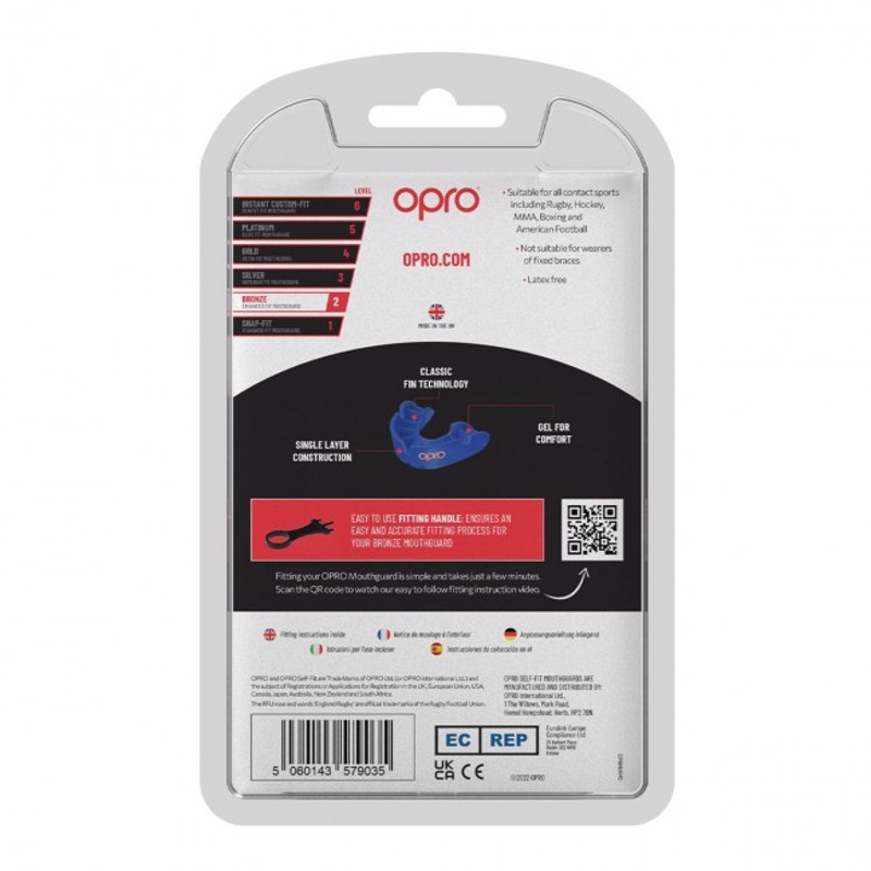 Opro BRONZE series GEN5 Prostateftiki masela ENILIKON-blue