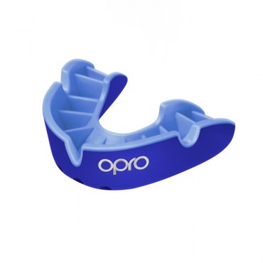 Opro Silver GEN5 mouthguard - blue