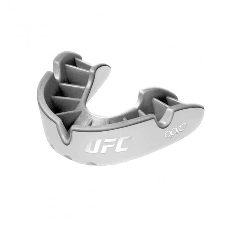 Opro Silver GEN5 UFC mouthguard ENILIKON -white/silver