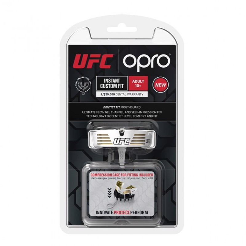 Opro Custom Fit instant GEN2 UFC mouthguard ENILIKON- white