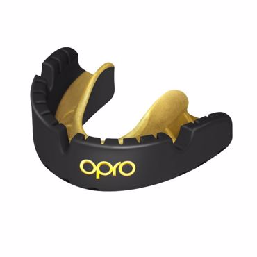 Opro GOLD series GEN5 Προστατευτικη μασελα για σιδερακια-BLACK/GOLD