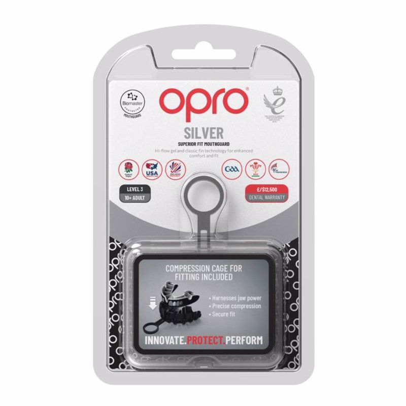 Opro Silver GEN5 grillz mouthguard ENILIKON- black