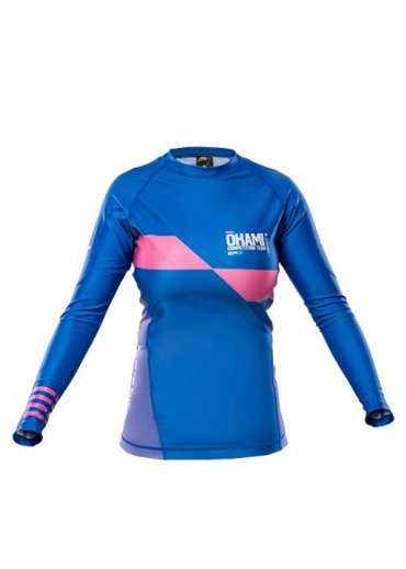 Okami Ladies Rashguard Competition Basic - blue/pink