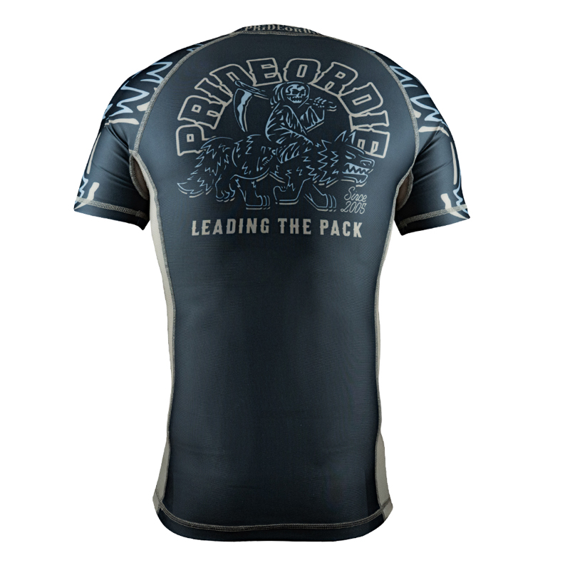 PRIDE OR DIE leading the pack s/s RASHGUARD - BLACk - MMATeam.gr