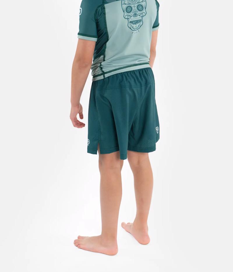 progress kids fightshorts Calavera