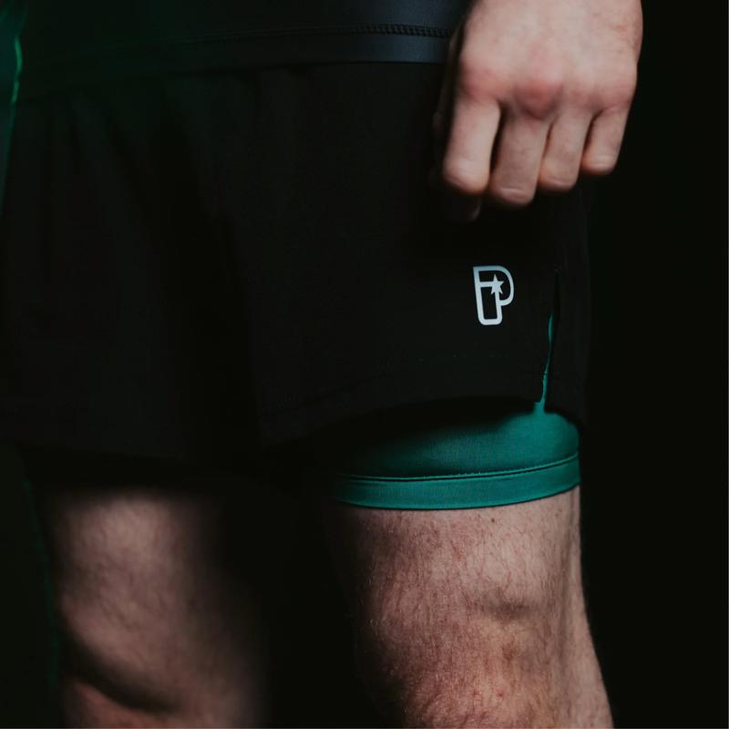 PROGRESS bengal grappling shorts -green