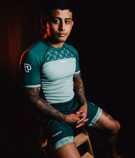 PROGRESS calavera rashguard - green