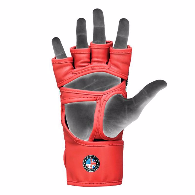 RDX GRAPPLING GLOVES SHOOTER AURA PLUS T-17 - red
