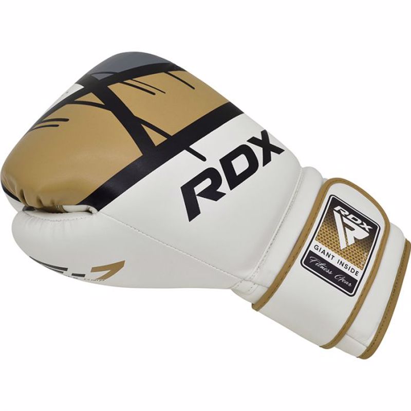  RDX f7 EGO Boxing Gloves - white/gold