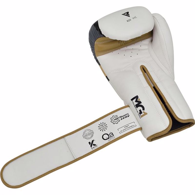  RDX f7 EGO Boxing Gloves - white/gold