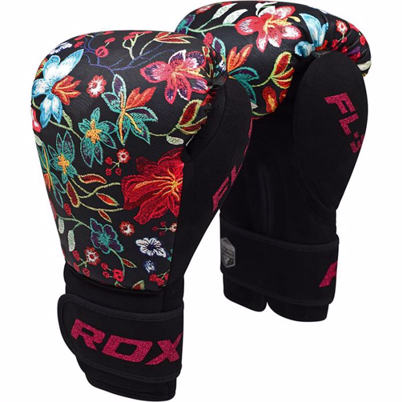  RDX FL3 Floral Boxing Gloves- black
