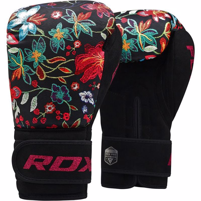  RDX FL3 Floral Boxing Gloves- black