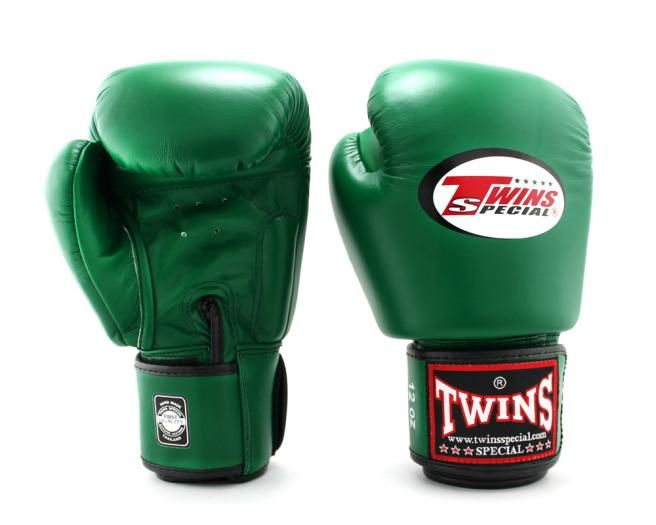 TWINS SPECIAL MUAY THAI GLOVES green MMATeam.gr