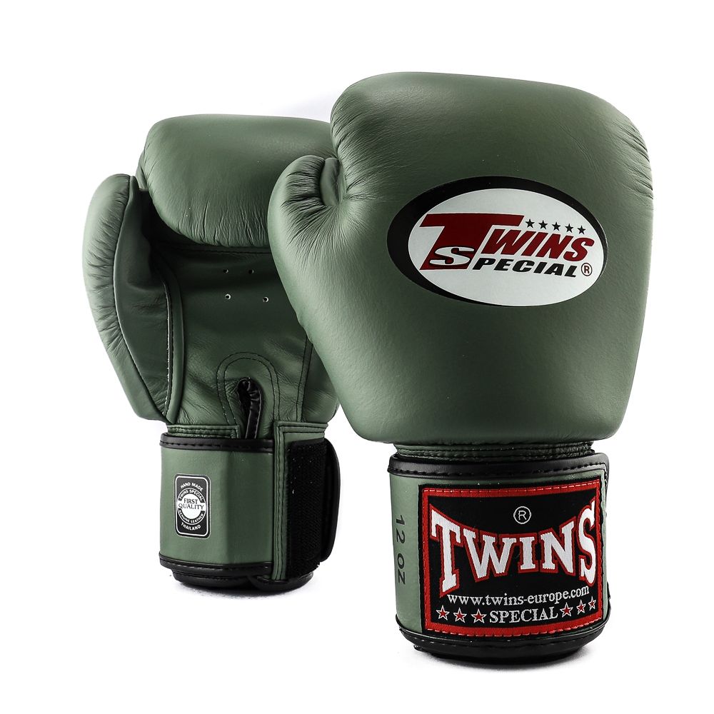 TWINS SPECIAL MUAY THAI GLOVES khaki MMATeam.gr