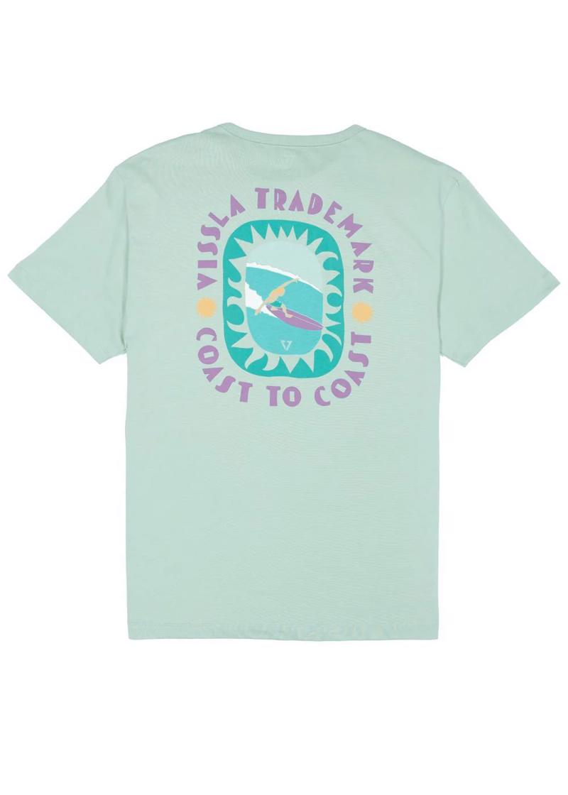 Vissla Coast to Coast Eco Tee-Agave