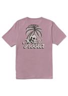 Vissla Skull Isle Organic Tee-PLUM
