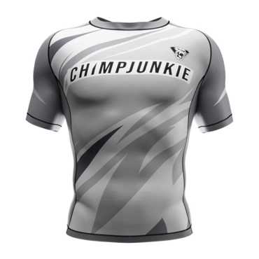 Chimpjunkie Assault Ranked Rashguard-white