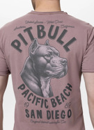 Pitbull Sports Denim Washed Raw PACIFIC -burgundy