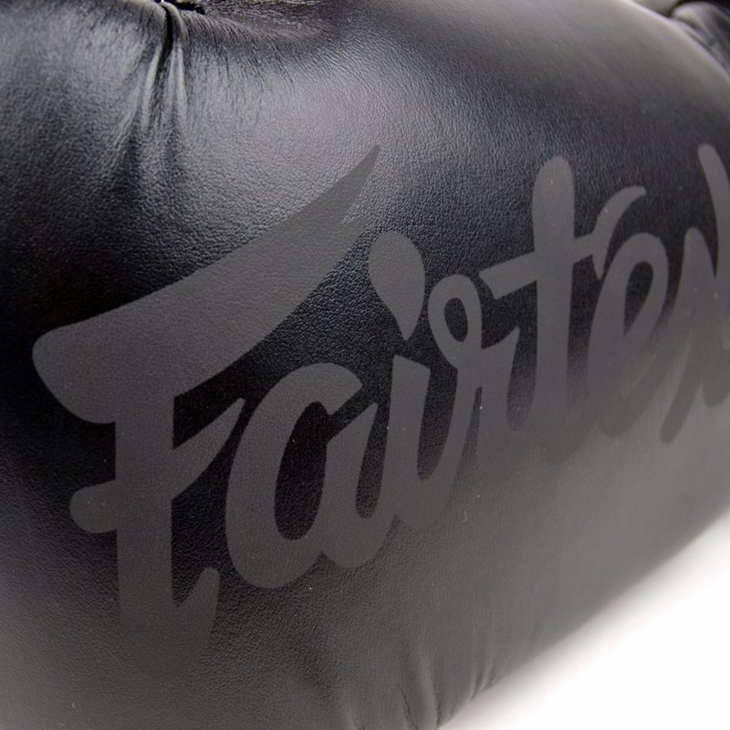 Fairtex BGV14 Microfiber muay thai Gloves-Solid Black